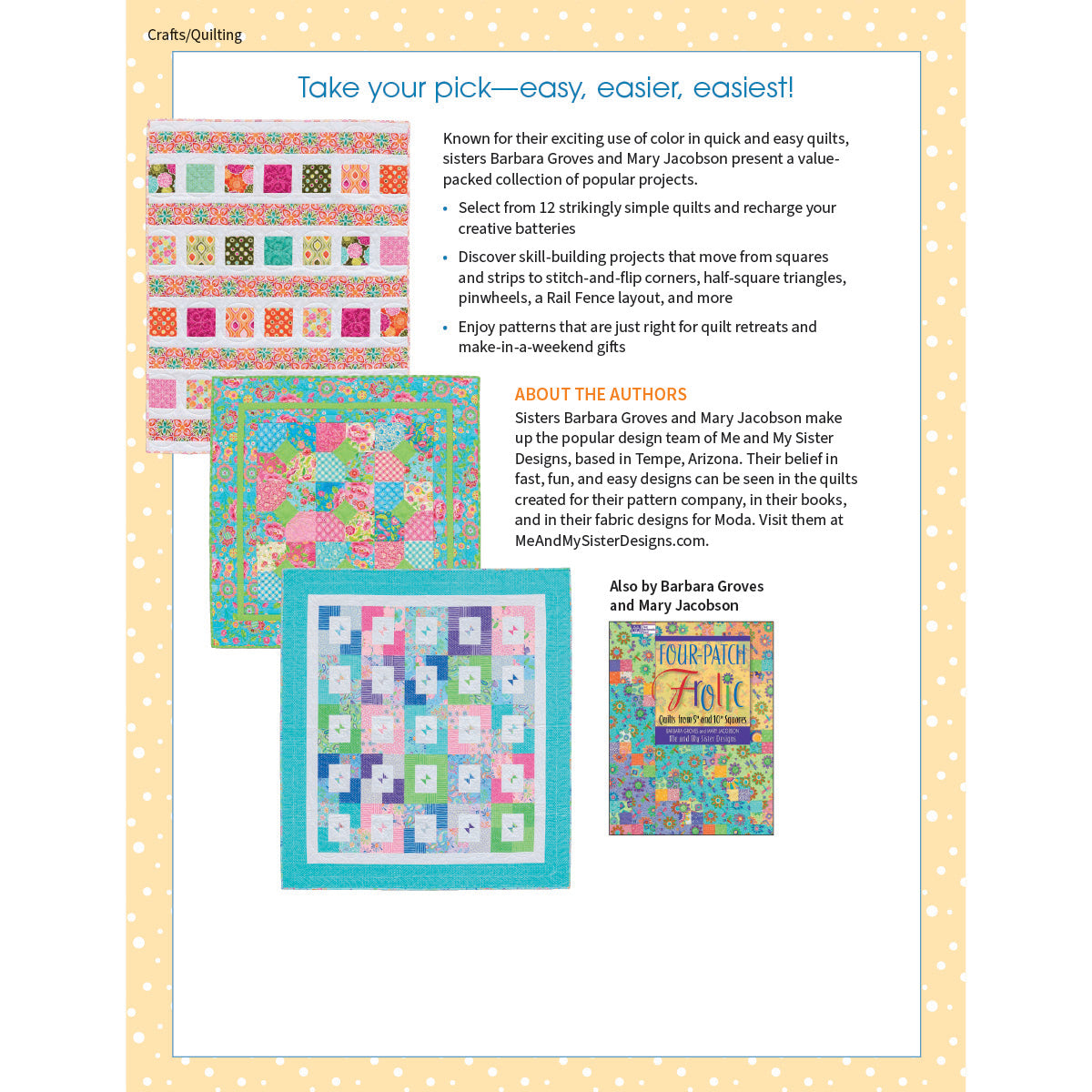 Simple Quilts - Easy as 1, 2, 3 PDF Book