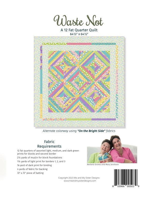 Waste Not PDF pattern