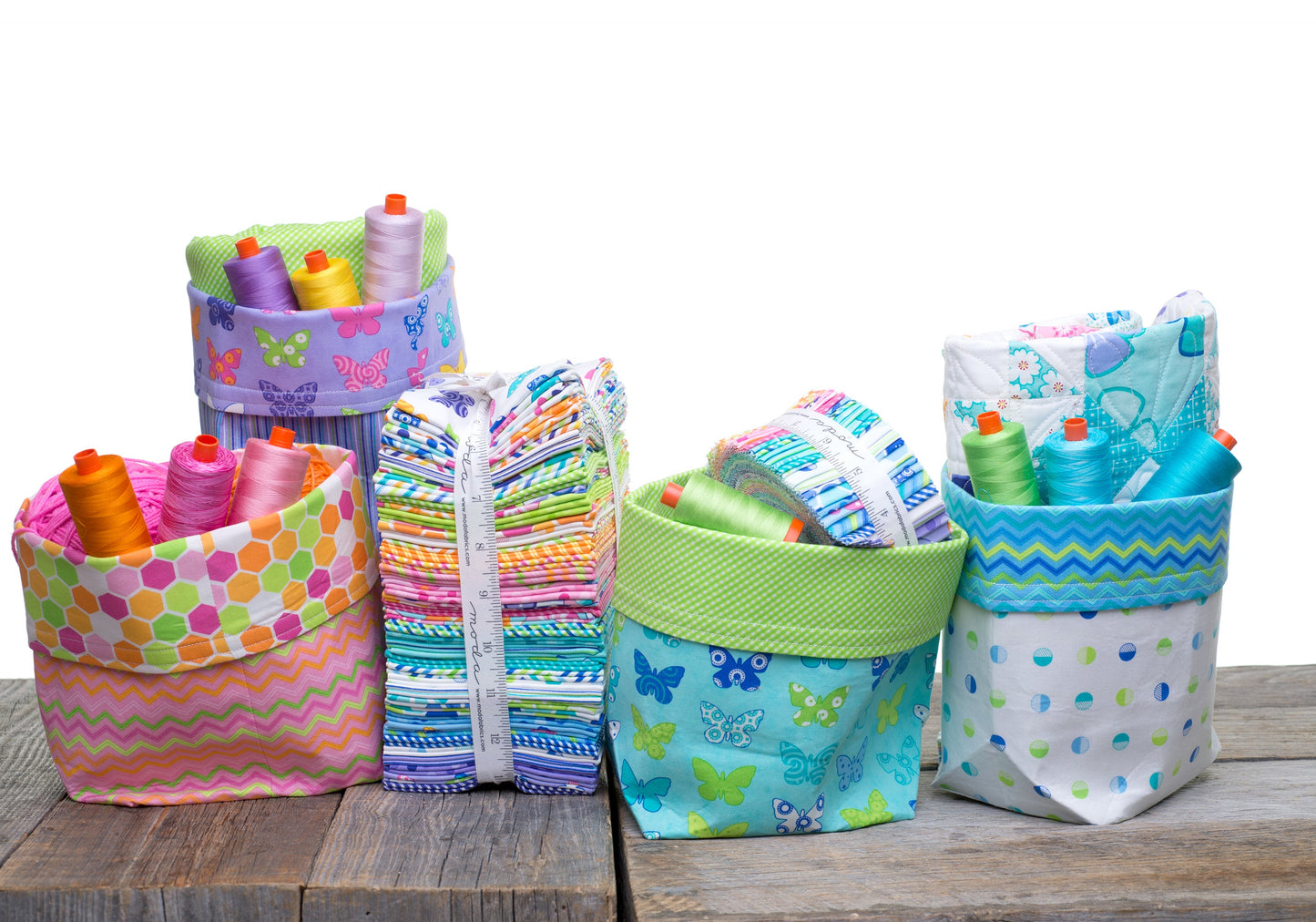 2 Fat Quarter Bucket! Electronic PDF pattern