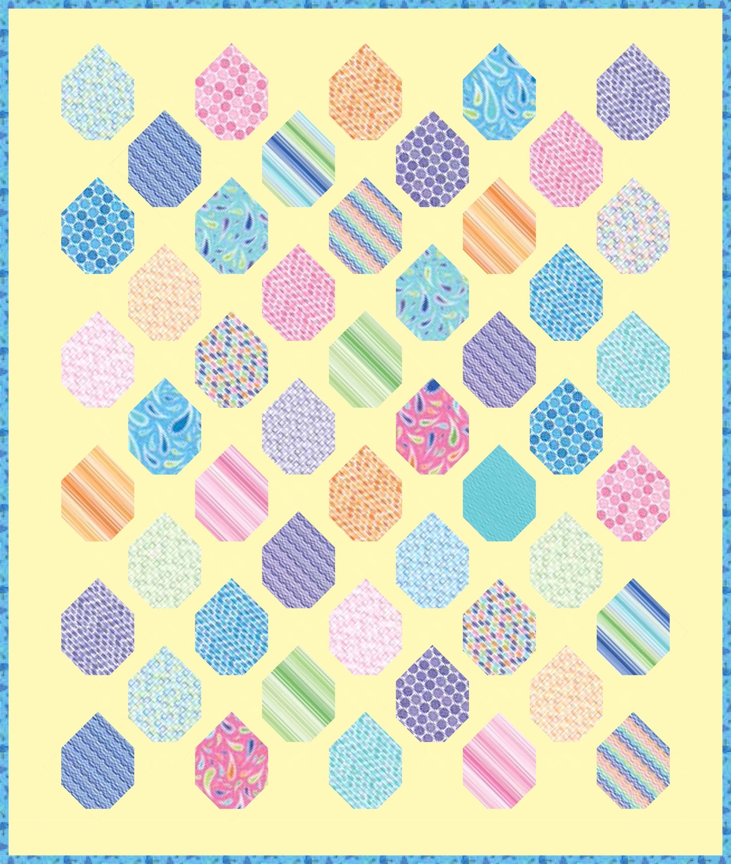 Go Fish & Raindrops PDF pattern