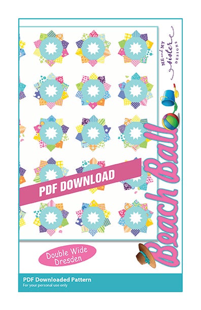 BeachBall - Double Wide Dresden PDF pattern