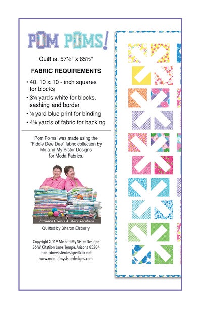 Pom Poms! Electronic PDF pattern