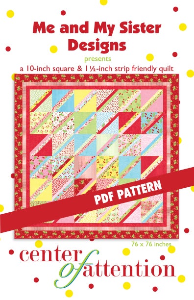 Center of Attention PDF pattern