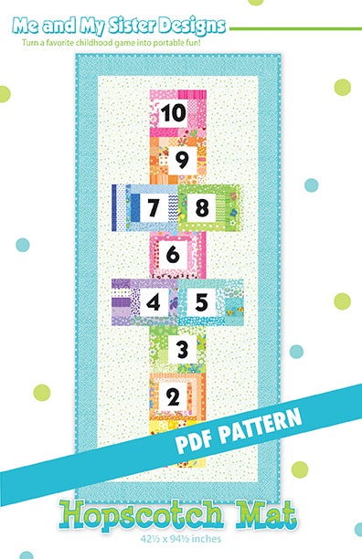 Hopscotch Mat PDF pattern