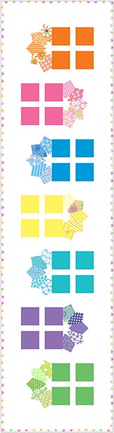 Happy Day! - Double Wide Dresden PDF pattern