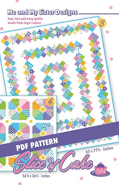 Slice of Cake 3 & 4 PDF pattern