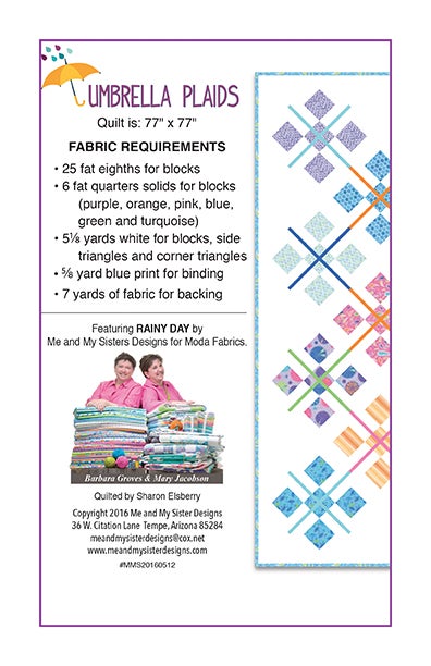 Umbrella Plaids PDF pattern