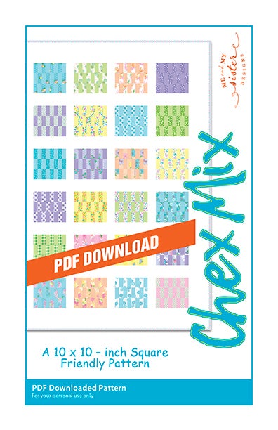 Chex Line Pattern Chex Mix Electronic PDF pattern – meandmysisterdesigns