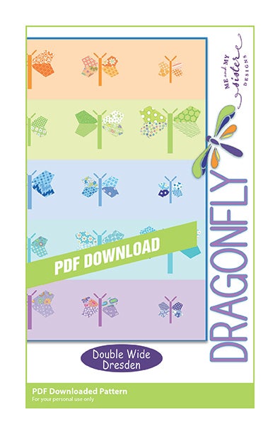 Dragonfly - Double Wide Dresden PDF pattern