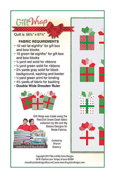 Gitf Wrap - Double Wide Dresden PDF pattern