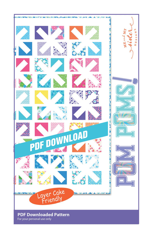 Pom Poms! Electronic PDF pattern